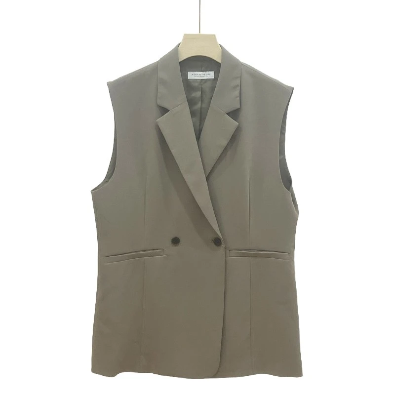 Cropped Suit Vest Womens factory