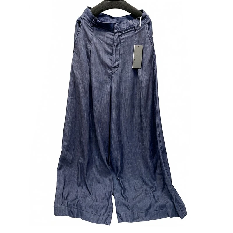 Leather Baggy Trousers high quality